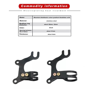 Modification ace dağ bisiklet fren diski bisiklet disk fren dönüştürücü V fren raf açıklayan modifikasyon braketi çerçeve adaptörü tutucu - Product Image 4