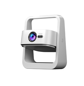 โปรเจคเตอร์พกพาขายส่<span class=keywords><strong>ง</strong></span> ความละเอียด 1280*720P ระบบ Android 9 ความสว่า<span class=keywords><strong>ง</strong></span> 180ANSI ลูเมนส์ โฮมซีเนม่า S34 พร้อมหูหิ้ว รอ<span class=keywords><strong>ง</strong></span>รับ 4K - Product Image 1