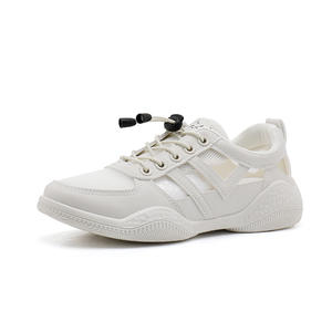 Zapatos de malla blanca transpirable, novedad de verano 2024, zapatillas de deporte para estudiantes, zapatos de malla de suela gruesa para mujer, sandalias - Product Image 3