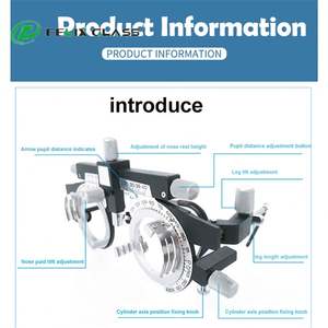 Montura de Optometría Universal Ajustable de Vidrio Óptico TF-B para Lentes de Prueba, Certificación CE/EPA, Instrumentos con Patas Ajustables - Product Image 4