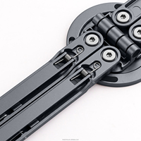 Support de téléphone magnétique pliable compact 3 en 1, support multifonction pour ordinateur portable, tablette, smartphone, prise de vue à la main
