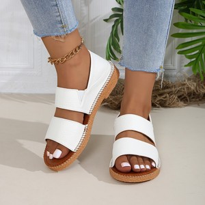 Sandali Estivi da Spiaggia per Donna, Vendita Diretta dalla Fabbrica, Impermeabili, Alla Moda, Comodi, Antiscivolo, Suola Morbida, Modello Piatto - Product Image 2