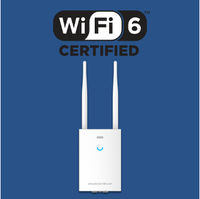 Point d'accès Wi-Fi 6 longue portée pour l'extérieur pour l'IoT Grandstream GWN7660LR Certifié FCC/CE