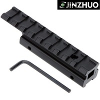 Support de Visée Latéral Noir en Alliage d'Aluminium à Trois Rails de Guidage pour Tir et Chasse en Extérieur - Vente Chaude