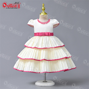 Yoliyolei Thời Trang Mới Cho Trẻ Em, Áo Lưới Toàn Thân Diềm Xếp Nếp Có Băng Đô Thiết Kế Thời Trang Mới Trang Phục Dự Tiệc Lạ Mắt Quần Áo Trẻ Em/ - Product Image 3