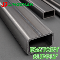Tube rectangulaire en acier 40x80 S355JR, section creuse structurelle pour cadre de construction, vente en gros, usage industriel