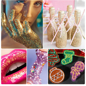 Polvo Acrílico para Uñas con Lentejuelas de Colores, para Decoración de Uñas, con Purpurina, para Fiestas, Fútbol Americano, Set de Polvos para Uñas - Product Image 1