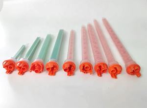 MFQ05-24 2K kartrid plastik campur ujung ganda jarum suntik 10:1 dua bagian akrilik Cartridge perekat empat tingkat nozel campuran statis - Product Image 6