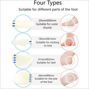 Pansement hydrocolloïde médical auto-adhésif pour talon, patch pour plaies et ampoules, désinfectant infrarouge lointain, certifié ISO13485 pour le soin des talons - Product Image 5