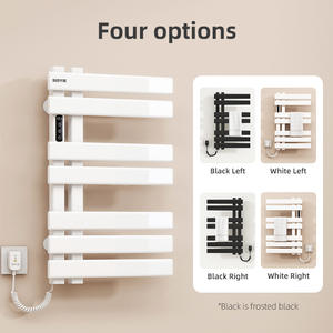 Porte-serviettes électrique intelligent en fibre <span class=keywords><strong>de</strong></span> carbone pour hôtel domestique blanc <span class=keywords><strong>sortie</strong></span> gauche chauffage constant pour salle <span class=keywords><strong>de</strong></span> bain toilette R530 - Product Image 2