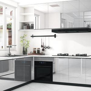 Pegatinas <span class=keywords><strong>de</strong></span> Espejo <span class=keywords><strong>para</strong></span> Paredes ORON Factory, Bajo MOQ, 24"x118", Autoadhesivas, Plateadas, Rollo <span class=keywords><strong>de</strong></span> Papel Tapiz <span class=keywords><strong>de</strong></span> Vinilo <span class=keywords><strong>para</strong></span> Decoración del Hogar - Product Image 1