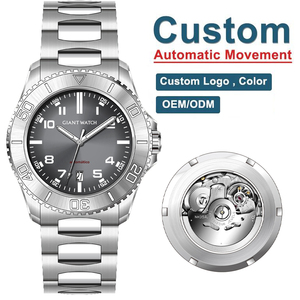 Usine de montres personnalisées ODM OEM <span class=keywords><strong>Montre</strong></span> mécanique haut de gamme S11 42mm Acier 304L Cadran soleil ou martelé Mouvement 8215 - Product Image 1