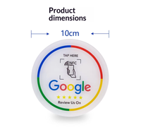 Carte de menu de restaurant NFC sans contact personnalisée la plus vendue 213 215 216, étanche, avec puce RFID pour avis Google 13,56 MHz