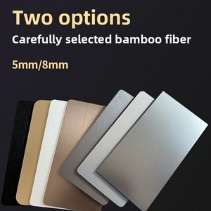 Tablero de Cristal de Bambú Ranurado <span class=keywords><strong>y</strong></span> Flexible de 5mm <span class=keywords><strong>y</strong></span> 8mm, Compuesto de Piedra <span class=keywords><strong>y</strong></span> Plástico de Doble Capa, Proceso de Coextrusión, Resistente a las Grietas - Product Image 4