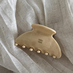 Pinza de Pelo Coreana de Acetato con Diseño Floral de 7CM, Media Pinza Francesa Redonda para Mujer, Decoración para el Cabello - Product Image 6