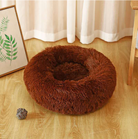 40cm Long Lit en peluche de luxe pour chat Coussin doux pour animal de compagnie Tapis de canapé de couchage Doux luxe en peluche rose gris blanc Coussin pour animal de compagnie