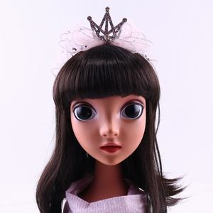 Diadema de maquillaje personalizada al por mayor con diseño de lazo y cinta con logo para niñas, material de gasa, 14 cm de circunferencia - Product Image 1