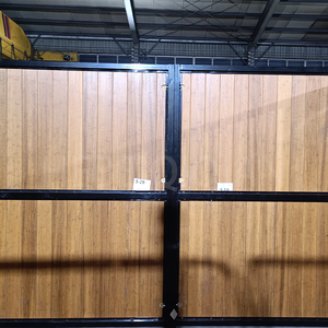 Stile moderno prefabbricato struttura in acciaio permanente in legno di bambù per interni tavola cavallo stalla stalla - Product Image 6