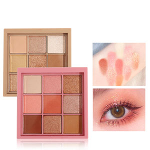 Paleta de sombra de ojos de 9 colores al por mayor paleta de sombras de ojos personalizada con logotipo Creación de paleta de sombras de ojos Etiqueta Privada - Product Image 5