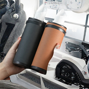 New Arrival Luxury Multi-Function <strong>Paper</strong> Holder Modern Car <strong>Tissue</strong> Box PU Leather Metal Waterproof Organizer for Napkins <strong>Table</strong> for - Product Image 3