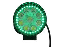 Luz de Trabajo LED de 4 Pulgadas y 27 W, Foco Resistente, Impermeable IP68, de Aluminio para Cherokee (KL) 4x4, Faro Delantero para Tractor
