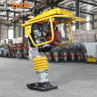Compacteur vibratoire HCD125 5,5 CV à essence, diesel ou électrique pour la construction de routes et le compactage du sol
