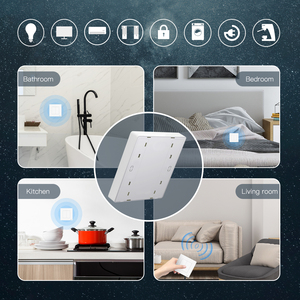 Interrupteur intelligent sans fil Moes Zigbee, <span class=keywords><strong>pile</strong></span> <span class=keywords><strong>CR2032</strong></span>, 500k clics, compatible avec Alexa Google Home, contrôle multiple, gradation progressive - Product Image 6