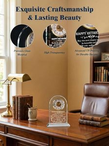 Dekorative Edle Tisch-Architektur-Kristalluhr mit Individualisierung für Feiertagsgeschenke - Product Image 5