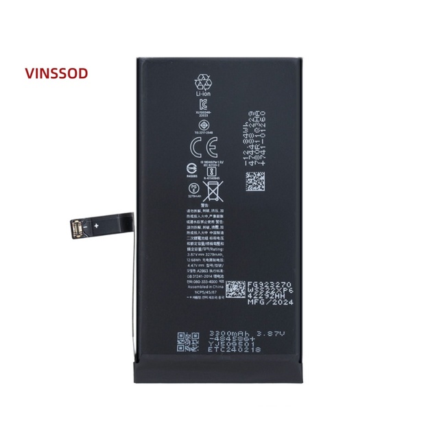 High Capacity Smartphone Battery for iPhone 14 Mobile Phone Battery with Stock Availability
