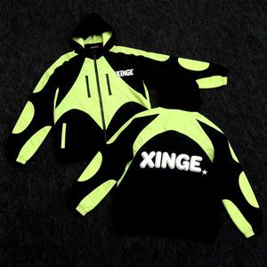 Nouvelle veste bomber en nylon pour homme 2026, design original personnalisé, impression DTG, patchwork, fermeture éclair, coupe ample, à capuche - Product Image 1