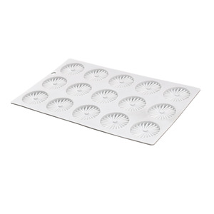 Silicone Cake <b>Mold</b> 15 Cavity Round Flower Shape For Chocolate Cake Decorating - Product Image 4