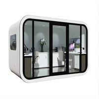 Offre Spéciale 20 pieds 40 pieds bureau pod luxe petites maisons extensible cabine apple Container House