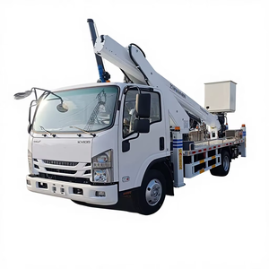 Camion de levage mobile à cisaillement, camion à plateforme hydraulique électrique, camion à plateforme élévatrice à quatre roues de 20 mètres - Product Image 1