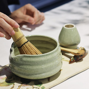 Juego de 6 Piezas de Té Matcha Personalizado con Cuenco y Batidor de Bambú con Logo - Product Image 6