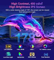 Écran tactile portable 11 pouces 2560x1600 139% SRGB 1500:1 pour moniteur 400 nits 60Hz 7ms PC Extender IPS Petit HDR
