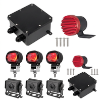 Évitement de collision 360 Zone de détection Caméra Bluesport Ai Laser Led Travail Rouge Bleu Système d'avertissement Sécurité Chariot élévateur Lumière
