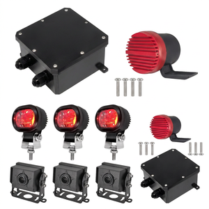 Collision Avoidance 360 Detection Zone Bluesport Camera Ai Laser <b>Led</b> Work <b>Red</b> Blue Warning System Safety Forklift <b>Light</b> - Product Image 1