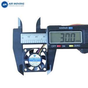 Ventilador de Refrigeración DC con Rodamiento Hidráulico AM3007M12, 12V 30x30x7mm, <span class=keywords><strong>Mini</strong></span> Enfriador de Plástico OEM con <span class=keywords><strong>3</strong></span> Cables Eléctricos - Product Image 5