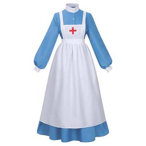 Disfraz de Enfermera de <span class=keywords><strong>la</strong></span> Guerra <span class=keywords><strong>Civil</strong></span> Colonial Victoriana Histórica para Adultos, Disfraz de Halloween CARR-001 - Product Image 1