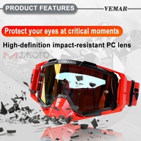 Nouvelles Lunettes de Moto 2022 pour Motocross, Protection de Sécurité MX ATV DH, Lunettes de Vision Nocturne pour Casque, Lunettes de Conduite pour Pilote