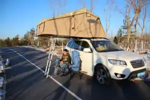 Çatı üst çadır Camper araba 4X4 çatı üst çadır çatı çadırı