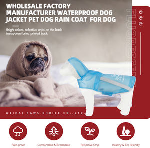 <span class=keywords><strong>Manteau</strong></span> de pluie réfléchissant pour <span class=keywords><strong>chien</strong></span> avec petite poche imprimée Vêtements pour animaux de compagnie personnalisés - Product Image 6