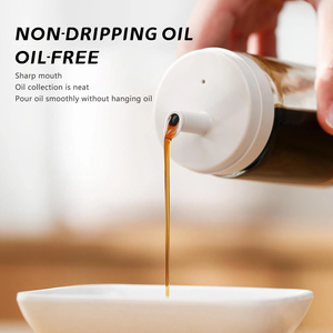 100ml Glass Oil <b>Bottle</b> <b>Mini</b> Soy Sauce Organizer Leak Proof Shaker Cooking Seasoning Oil Dispenser Container Kitchen Supplies - Product Image 5