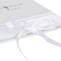 Boîte d'invitation personnalisée avec ruban pour mariage, ruban de haute qualité, 10 pièces