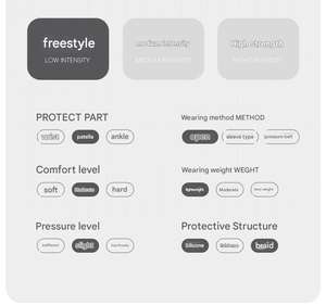 Attelle de genou en silicone de 10 mm pour soutenir la rotule et soulager la pression, sangle de soutien rotulien - Product Image 6