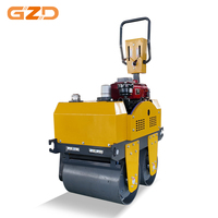 Compacteur routier vibrant à double tambour GZD 500 kg, 600 mm, 30 KN, moteur diesel Changchai
