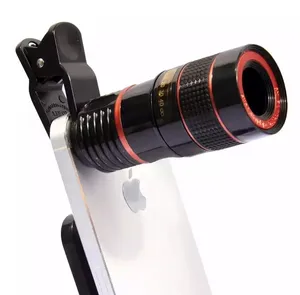 8x Mobile Phone Lens Clip Optical Zoom Telescope Lens Smartphone Camera Lens