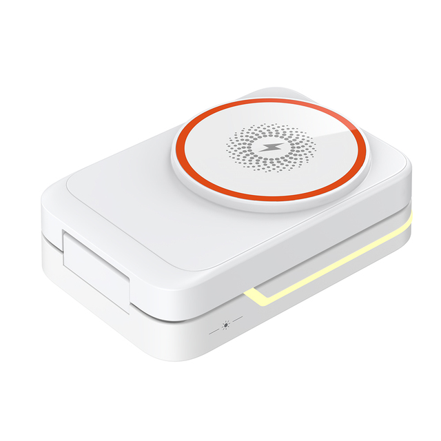 15W Foldable 3 in 1 Wireless Charger Magnetic Fast Charging Station for Multiple Devices