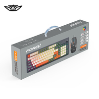LVKIDRON Combinaisons de claviers de jeu à prix d'usine, souris et clavier filaires avec éclairage RVB pour joueur