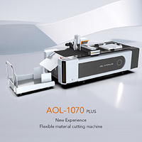Plotters cortadores de máquina de pegatinas de medio corte plano digital CNC AOL